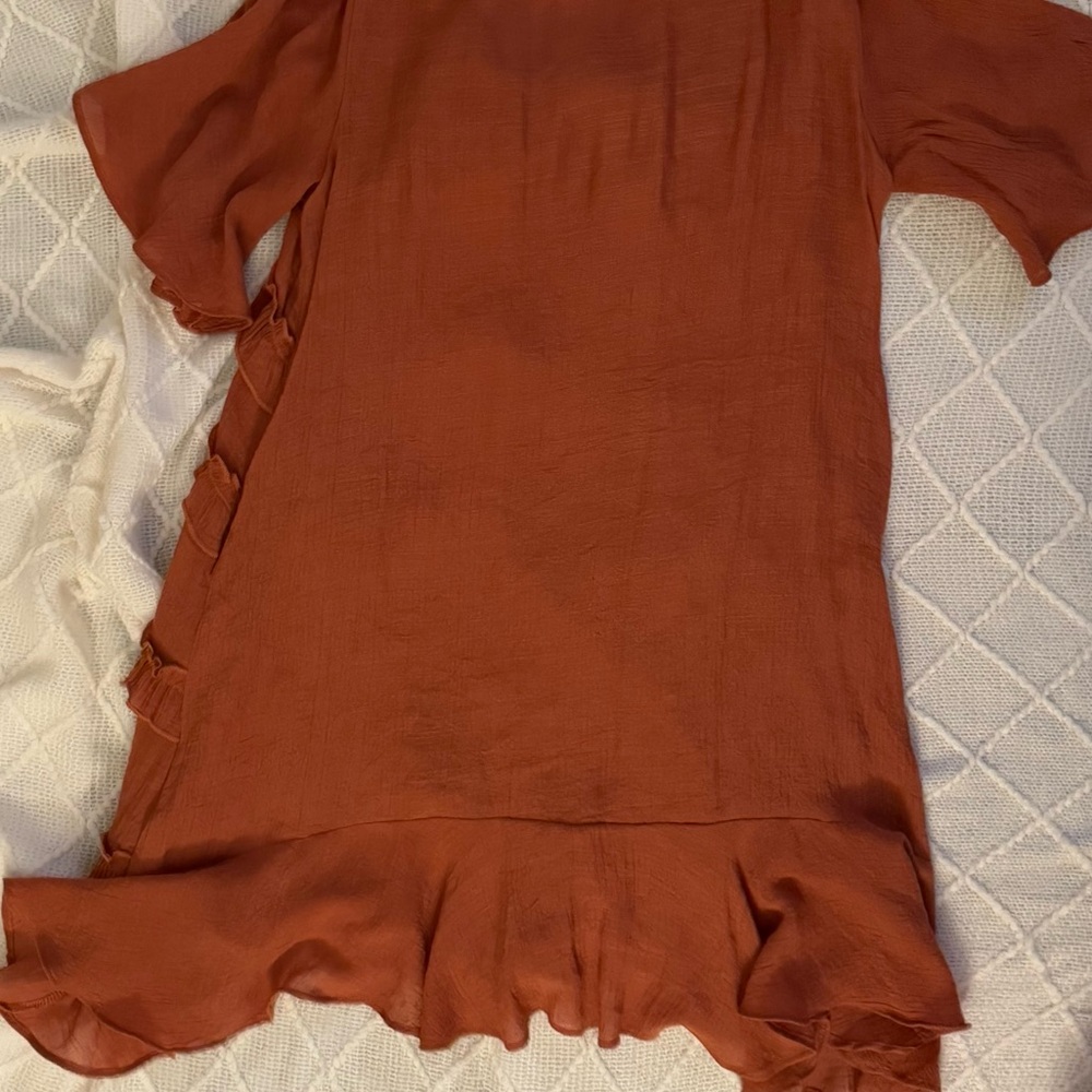 Rust colored dress - Picture 3 of 3